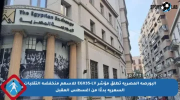 البورصة المصرية تطلق مؤشر EGX35-LV للأسهم منخفضة التقلبات السعرية بدءًا من أغسطس المقبل